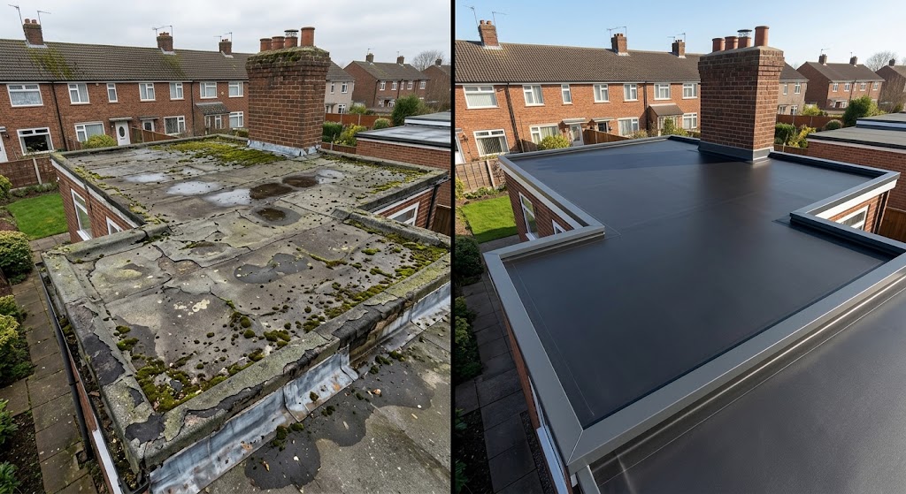 EPDM flat roof